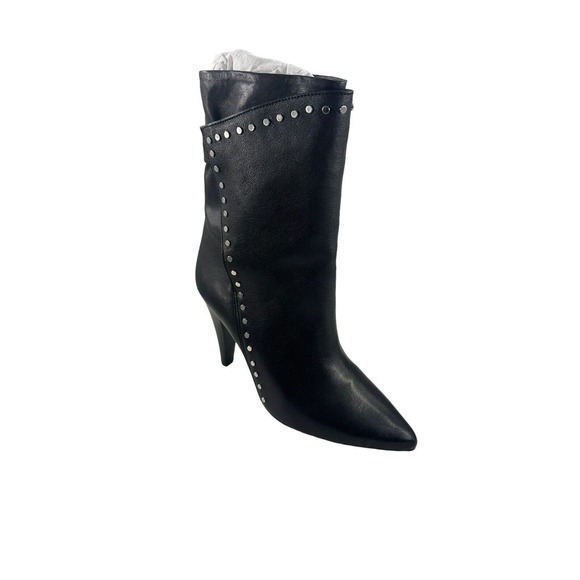 IRO CHLONE $795 Studded Leather Ankle Boots Moto US5.5 FR36 Made in Portugal - Picture 7 of 16